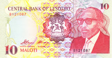 Lesotho / P-11a / 10 Maloti / 1990