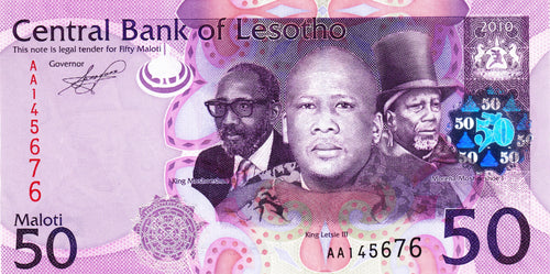 Lesotho / P-23 / 50 Maloti / 2010