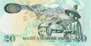 Lesotho / P-16a / 20 Maloti / 1994