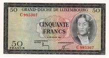 Luxembourg P-51a 50 Francs 06.02.1961