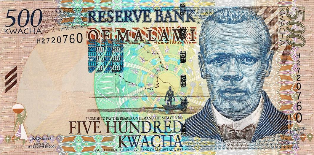 Malawi P-48 500 Kwacha 01.12.2001