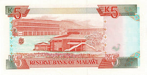 Malawi / P-24a / 5 Kwacha / 01.12.1990