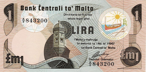 Malta P-34a 1 Lira L 1967 (1979)
