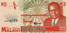Malawi P-30 5 Kwacha 01.06.1995