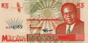 Malawi P-30 5 Kwacha 01.06.1995