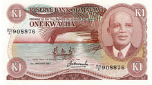 Malawi P-14f 1 Kwacha 01.01.1983