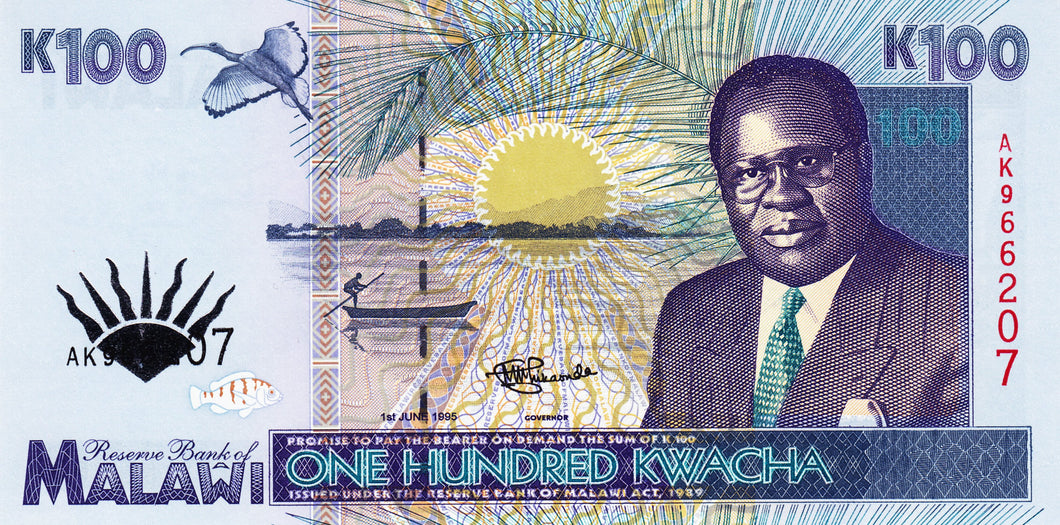 Malawi / P-34 / 100 Kwacha / 01.06.1995