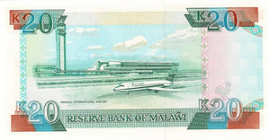 Malawi / P-26 / 20 Kwacha / 01.09.1990 rare