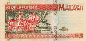 Malawi / P-30 / 5 Kwacha / 01.06.1995