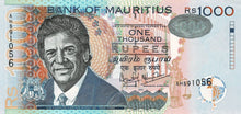 Mauritius P-54b 1000 Rupees 2'001