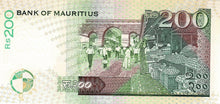 Mauritius / P-45 / 200 Rupees / 1998