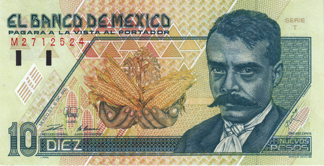 Mexico P-99 10 Nuevos Pesos 1992 (1994)