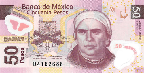 Mexico P-123a 50 Pesos 05.11.2004