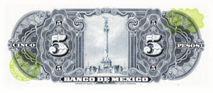 Mexico / P-060f / 5 Pesos / 25.01.1961