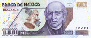 Mexico / P-121a / 1000 Pesos / 26.03.2002
