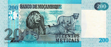 Mozambique / P-146a / 200 Meticais / 16.06.2006