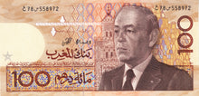 Morocco / P-65a / 100 Dirhams / 1987/AH1407