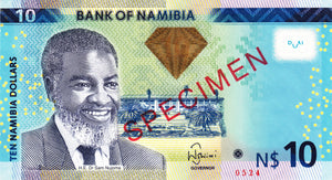 Namibia / P-11as / 10 Namibia Dollars / 2012 / SPECIMEN