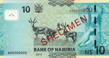 Namibia / P-16s / 10 Namibia Dollars / 2015 / SPECIMEN