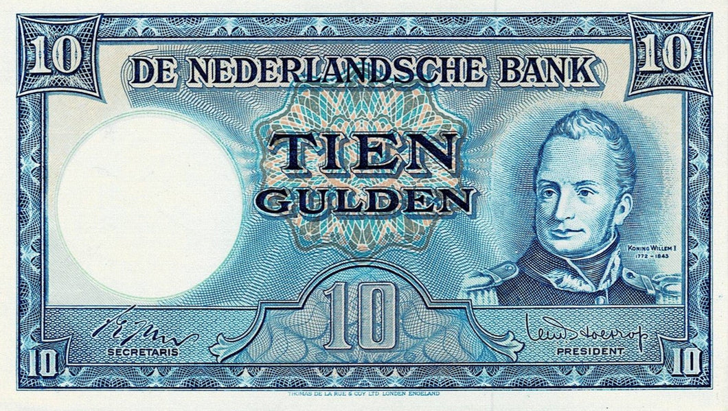 Netherlands P-83 10 Gulden 04.03.1949