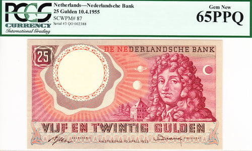 Netherlands P-87 25 Gulden 10.04.1955