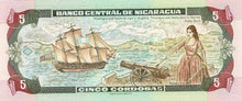Nicaragua / P-180 / 5 Cordobas / 1995