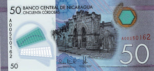 Nicaragua P-211a 50 Cordobas 26.03.2014