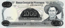 Nicaragua P-150 500'000 Cordobas D 1987 (1987))
