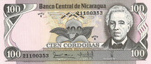 Nicaragua P-137 100 Cordobas D 1979