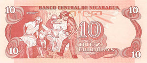 Nicaragua / P-134 / 10 Cordobas / D 1979