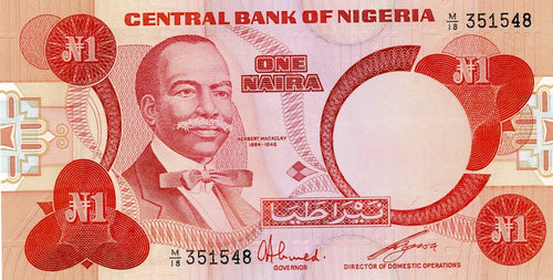 Nigeria P-19c 1 Naira ND (1979-84)