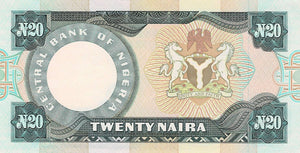 Nigeria / P-26e / 20 Naira / ND (1994-2000)