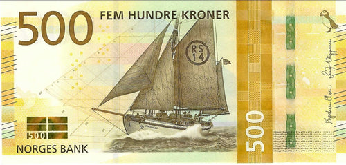 Norway P-56 500 Kroner 2018