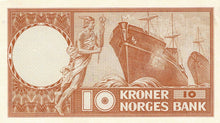 Norway / P-31b5 / 10 Kroner / 1958