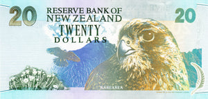 New Zealand / P-179a / 20 Dollars / ND (1992) / Rs blue