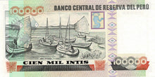 Peru / P-145 / 100'000 Intis / 21.12.1989