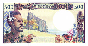 French Pacific Territories / P-01e / 500 Francs / ND (1992)