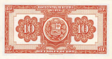 Peru / P-071 / 10 Soles / 17.02.1955