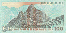 Peru / P-114 / 100 Soles de Oro / 22.07.1976