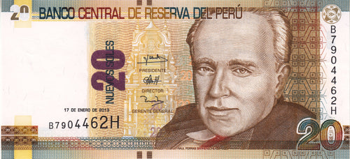 Peru / P-188 / 20 Nuevos Soles / 17.01.2013