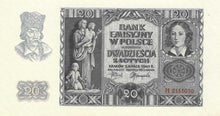 Poland P-95 20 Zlotych 01.03.1940