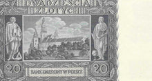 Poland / P-095 / 20 Zlotych / 01.03.1940