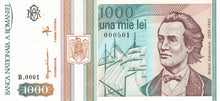 Romania P-102 1000 Lei May 1993