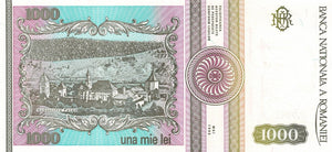 Romania / P-102 / 1000 Lei / May 1993