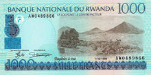 Rwanda P-27a 1000 Francs 01.12.1998