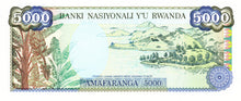 Rwanda / P-22a / 5'000 Francs / 01.01.1988