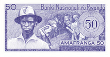Rwanda / P-07c / 50 Francs / 01.01.1976