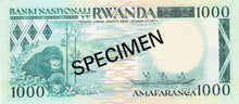 Rwanda / P-21s / 1000 Francs / 01.01.1988 / SPECIMEN