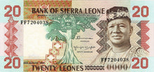 Sierra Leone P-14b 20 Leones 24.08.1984