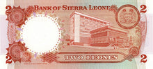 Sierra Leone / P-06f / 2 Leones / 01.07.1983